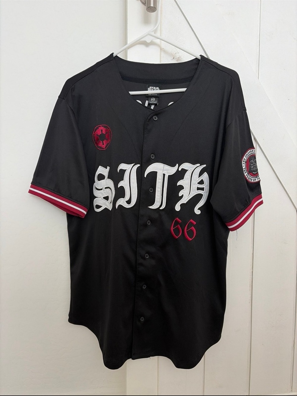 Disney Star Wars Sith Baseball Jersey